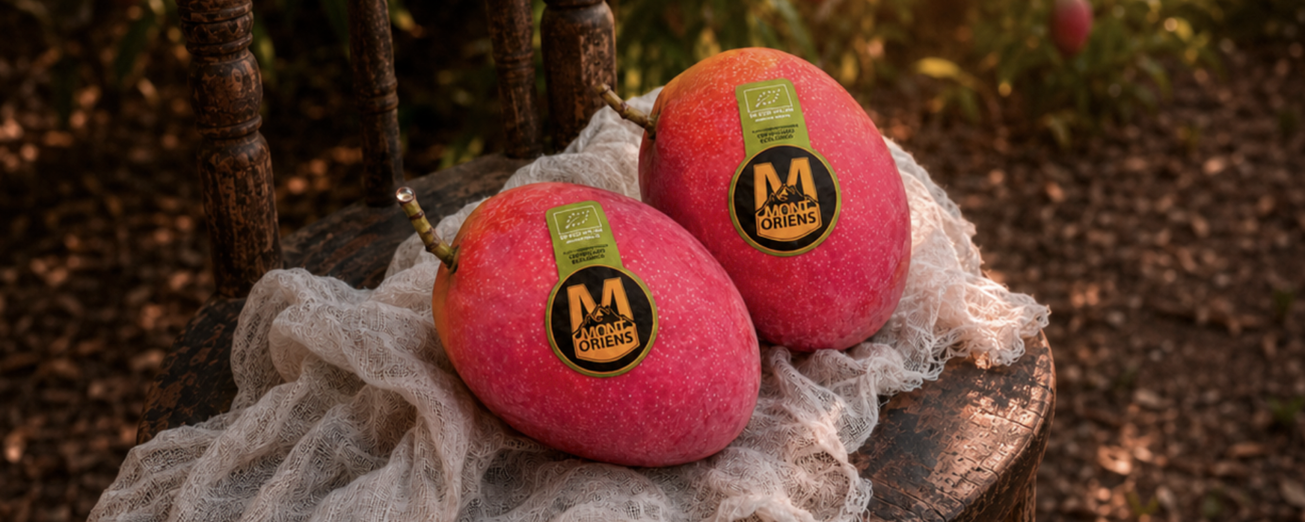 Mango Montoriens Irwin ecológico recolectado en Motril, Costa Tropical de Granada